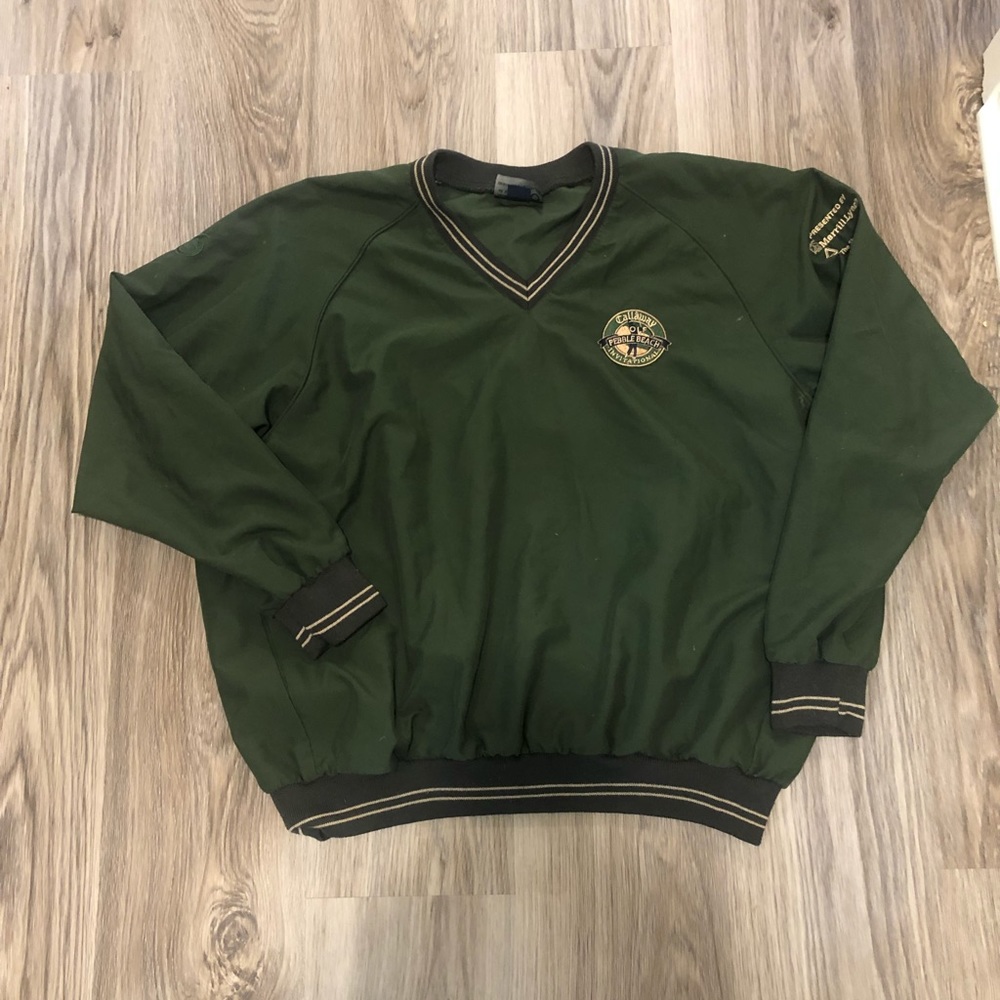 Callaway golf pebble beach wind breaker pullover